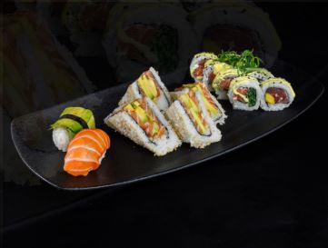 קומבינאצה סינגל - 10 יח' + 4 יח' סושי סנדוויץ'