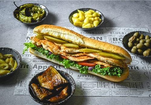 כריך חזה עוף 