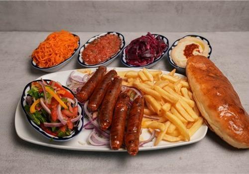 נקניקיות מרגז פיקנטיות + 2 תוספות - חדש