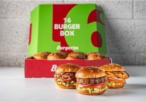 מארז 16 בורגרים מארז 16 בורגרים
