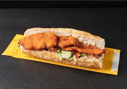 שניצל XL שום בבגט