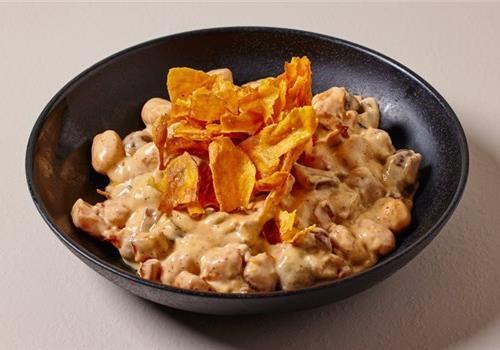 ניוקי קרם בטטה וערמונים