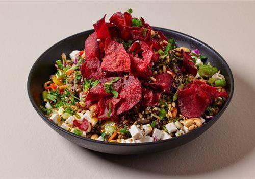 סלט קינואה עדשים