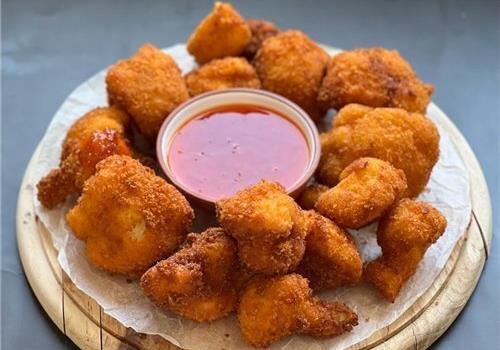 כרובית מצופה בצ'ילי | טחינה