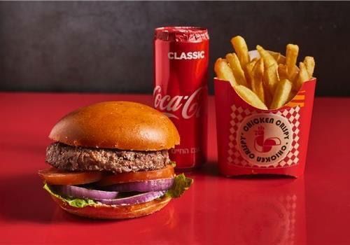 ארוחת המבורגר קלאסי