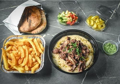 חומוס שווארמה עגל