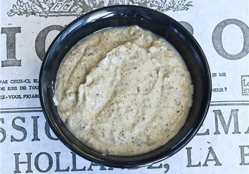 סלט חצילים על האש עם טחינה