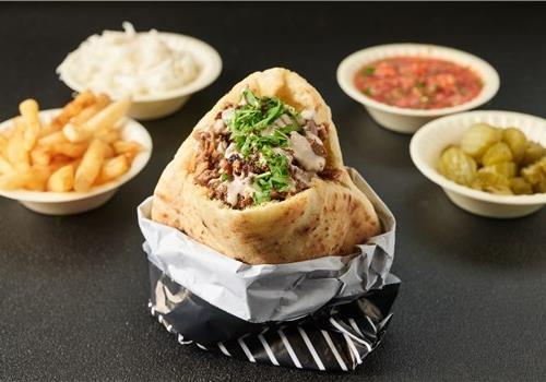 שווארמה בצלחת