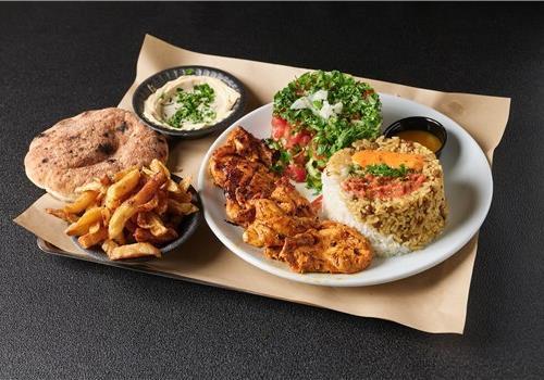 חזה עוף במרינדה בצלחת