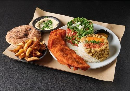 שניצל של אמא בצלחת