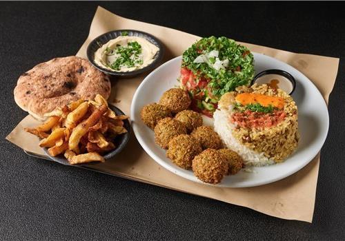 פלאפל בצלחת