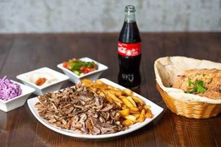 שווארמה דונר בצלחת