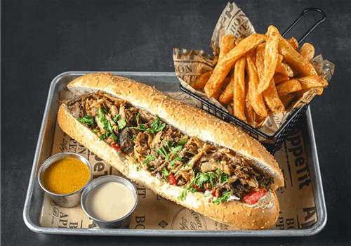 שווארמה בבאגט