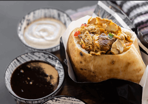 פיתה שווארמה