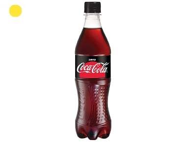 בקבוק קוקה קולה זירו 0.350 ליטר